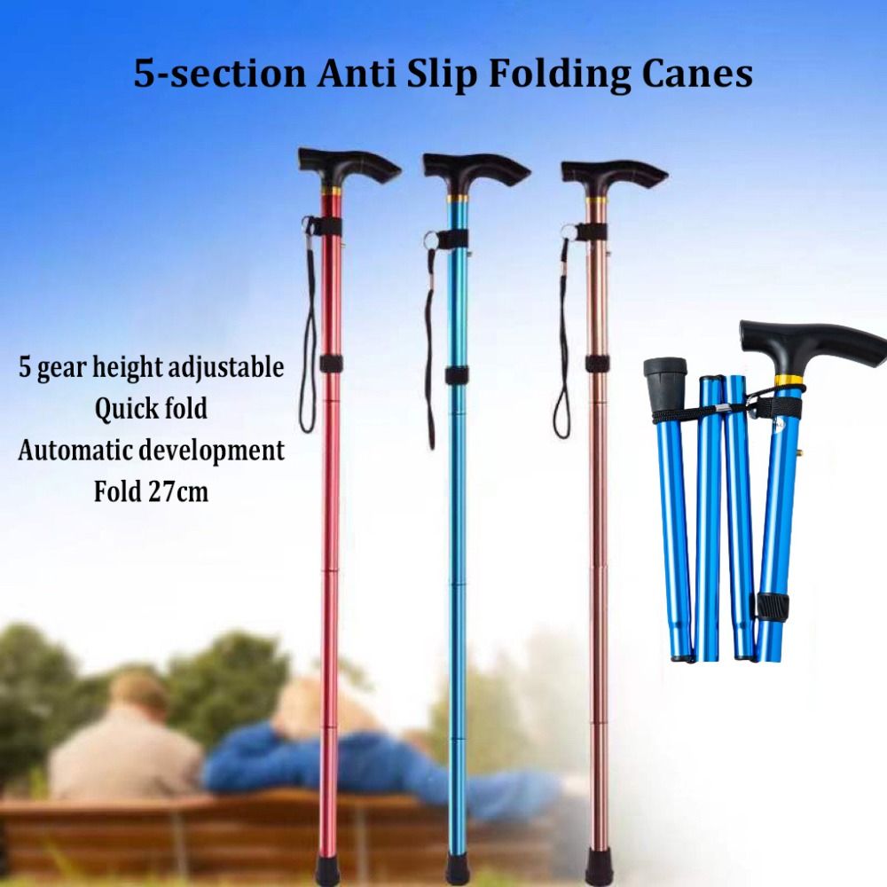 Trekking Pole Carbon - Bastão de trekking telescópico leve, com
