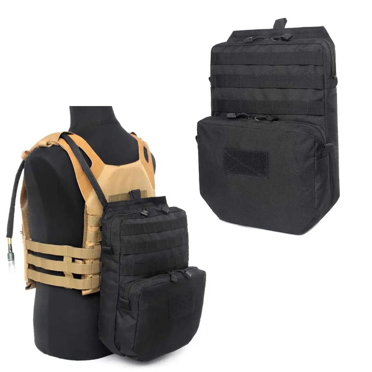 Hydration Vest - Outdoor Molle Nylon Bag, Camping Mochila