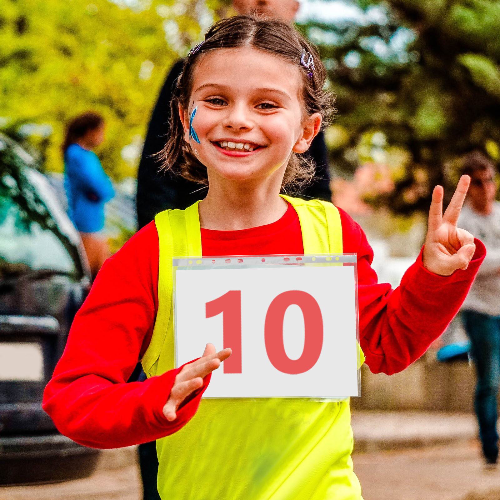 100 Unidades de Suporte Transp - Race Bib avaliação e preço